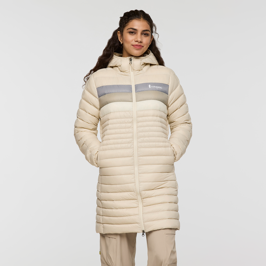 Fuego Down Parka - Women's - Cream Stripes - US 8193