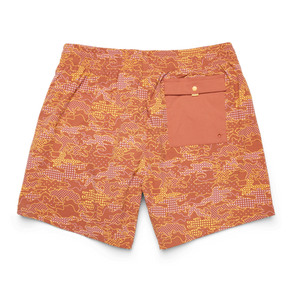 Brinco 5" Short - Print - Men's - Scenic Route Faded Brick - US 1141