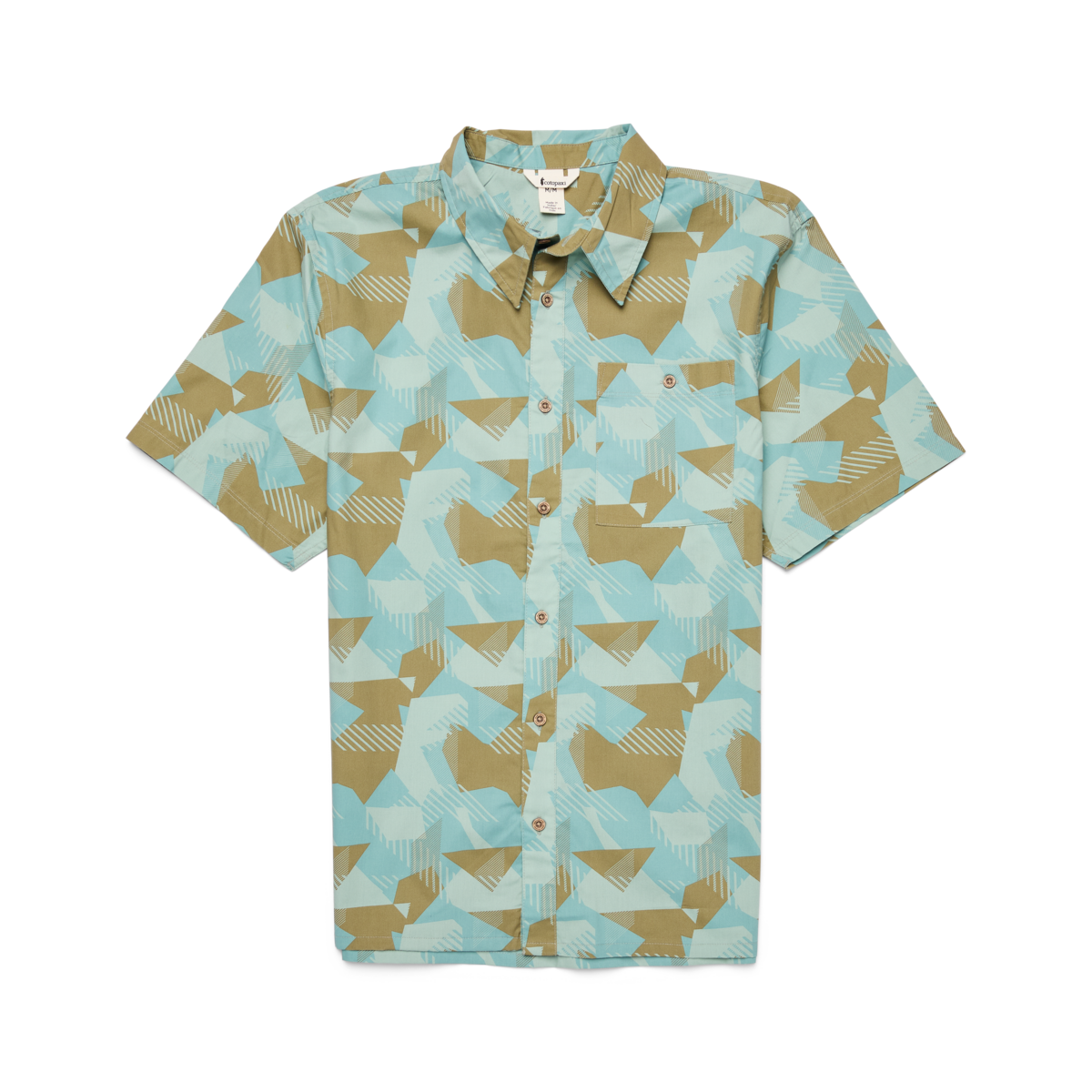 Estival Button Up Shirt - Print - Men's - Reflections Silver Leaf - US 2503