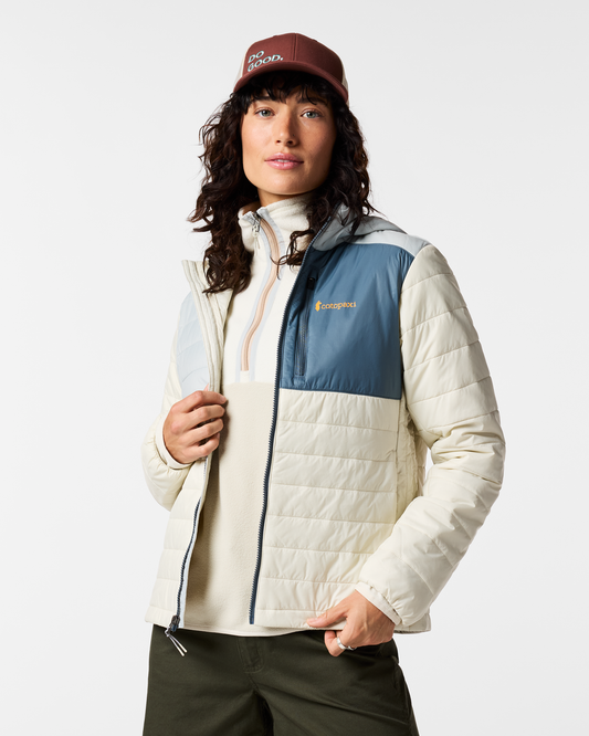 Acodo Insulated Hooded Jacket - Women's - Vapor/Chalk - US 9451